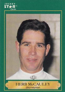 1991 Jockey Star Jockeys #139 Herb McCauley Front